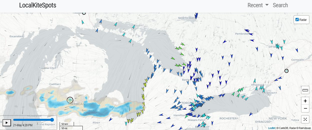 LocalKiteSpots Screenshot